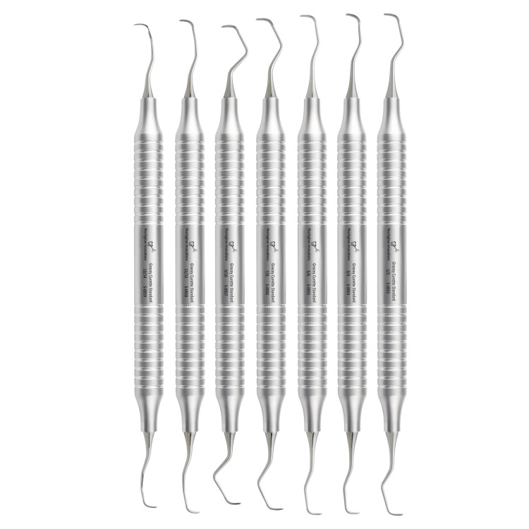 Gracey Curette Standard Hollow Hanlde Kit -Set of 7