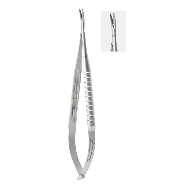 Castroviejo Micro Needle Holder Curved 5/0-7/0 TC-S-0472