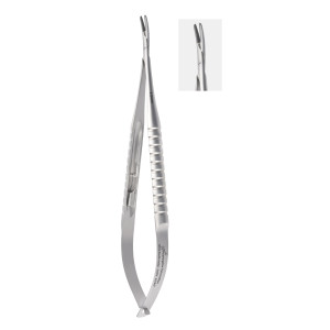 Castroviejo Micro Needle Holder Curved 4/0-6/0 TC-S-0474